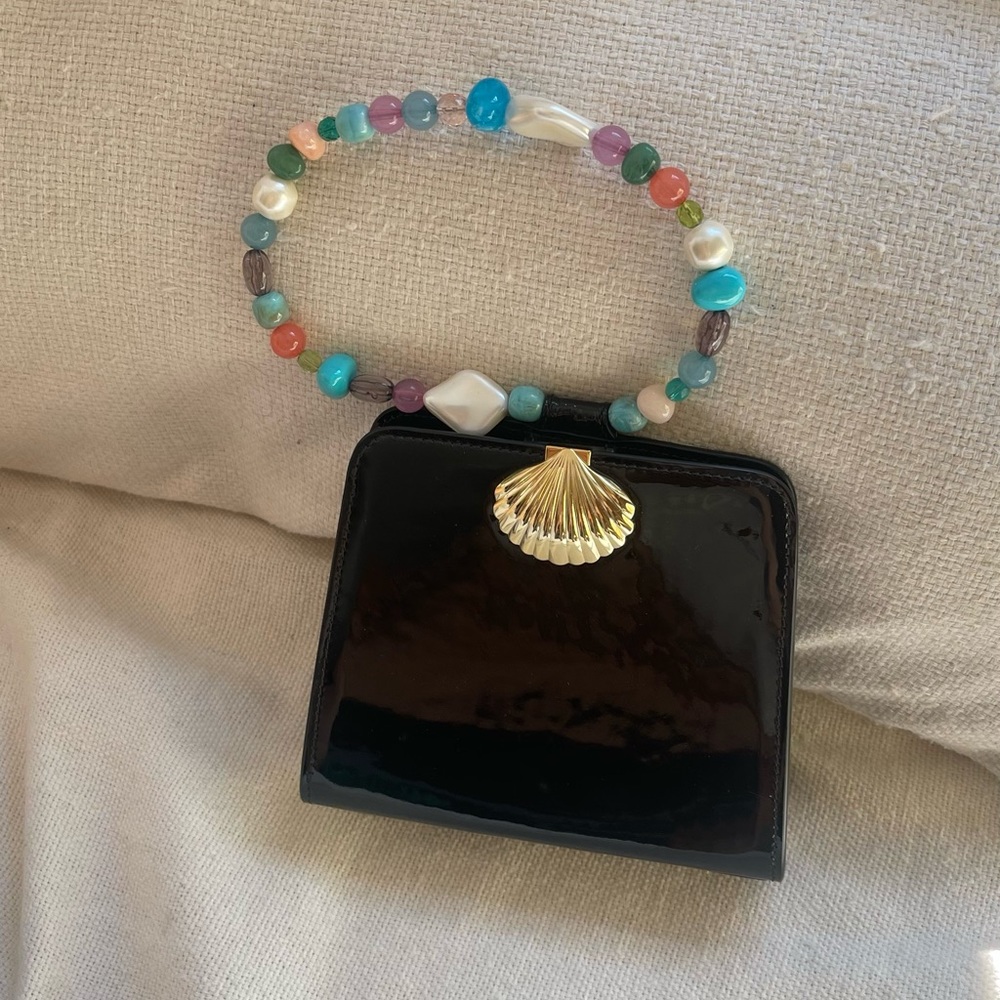 Rixo small bag with gold shell